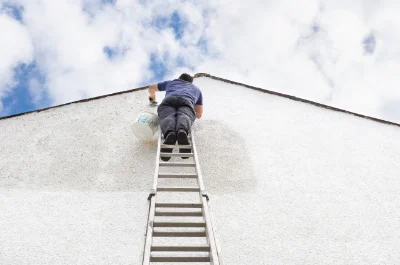 Peinture extérieure à la Harmoye — façades et ravalement